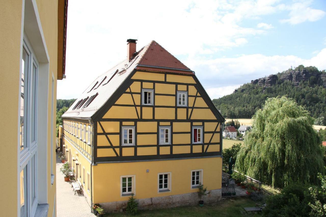 Alter Gutshof Papstdorf Apartment Luaran gambar